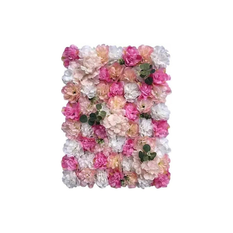 Flores Artificiales Oweru Pared,guirnalda Panel Polvo Fruta