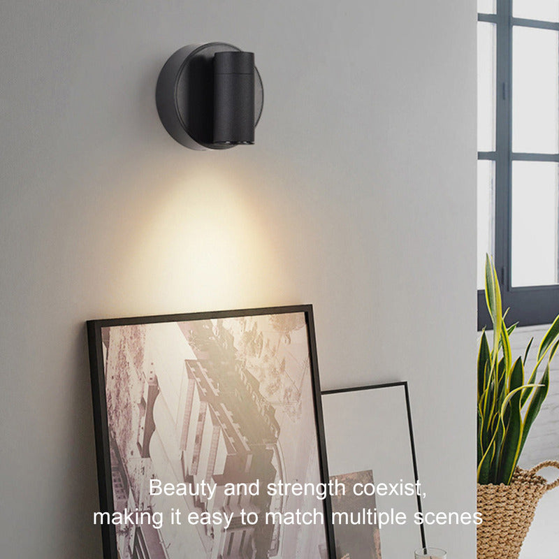 X2 Lámpara De Pared Para Dormitorio, Foco Magnético, 3 Modos