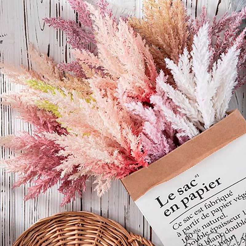 Rama Pampas Grass Spray Astilbe Emivery Artificial Esponjosa