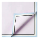 Papel Coreano Arreglos Florales Beige Seda 20 Pcs Contorno Negro