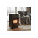 Estufa A Gas Glp 4200w Portátil Interior Con Ruedas Invierno Negro
