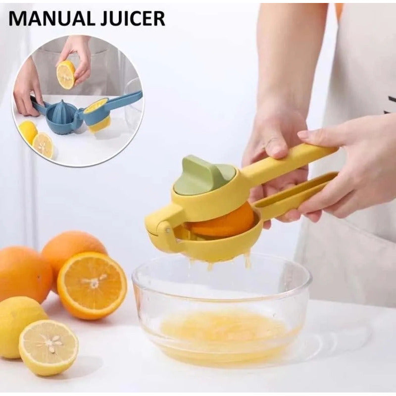 Exprimidor Manual De Limón Doble Mango Prensa Cocina