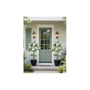 Planta Hortensia Decorativa Artificial Hogar Oficina 120cm Blanco
