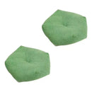 Cojin Puff Piso 45x45cm Acolchado Decorativo Hogar Verde