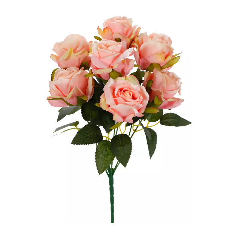 Rosas Peonias Artificiales Ramos Decoración Hogar Jarrones