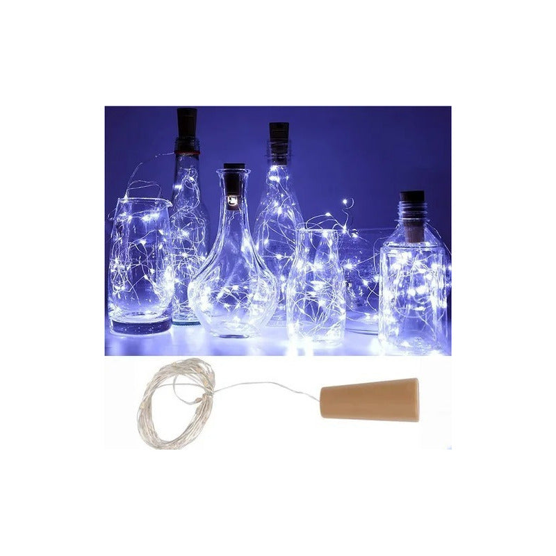 Luces Hada Corcho Alambre Micro Led Boda Decoración