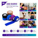 Set 20 Vendas Autoadhesivas Theck 2.5cm X 4.5m Elásticas Surtido