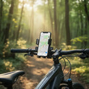 Soporte Celular Moto Bicicleta Ajustable Theck Negro