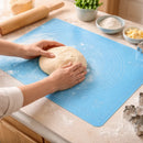 Tapete Lamina Base De Silicona 30x25 Para Horno Fondant Repo Azul Claro