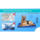 Cama Refrigerante Xxl Gel Manta Refrescante Gigante Azul