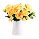 Peonías Artificiales Flor De Seda Ramo De Peonía Flores Deco