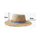 Chupalla Sombrero Para Adulto Huaso Campesino Dieciochero Beige Unica Rayas
