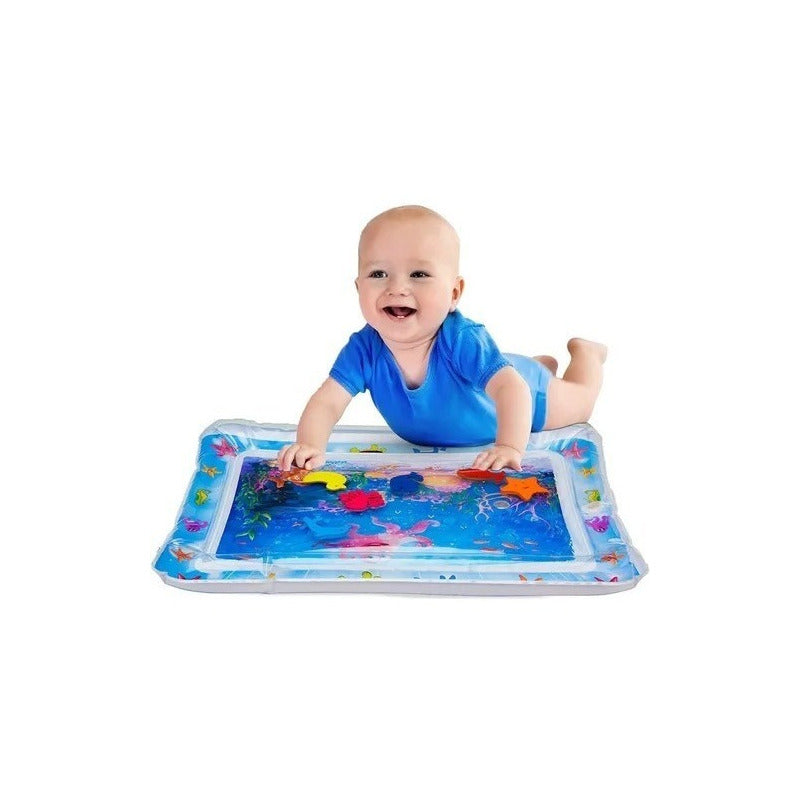 Alfombra De Agua Inflable Sensorial Para Bebe Cojin