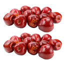 Pack 5 Manzanas Artificiales Fruta Sintética Decoración
