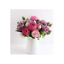 Peonías Artificiales Flor De Seda Ramo De Peonía Flores Deco