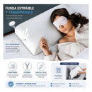 Almohada Viscoelástica Ergonómica Anti Dolor Cuello Blanco