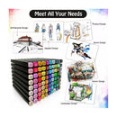 Marcadores Doble Punta Touchfive Original 80 Pcs