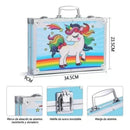 Set De Dibujo Y Pintura Unicornio 145 Piezas Con Maletín