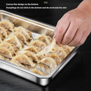 Bandeja Hermética 3.2l Acero Inoxidable Rectangular Cocina Plateado