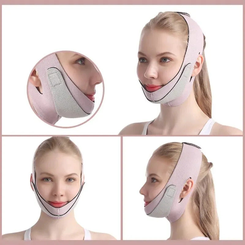Faja Mentonera Papada Modelador Facial Mejillas