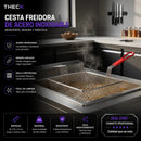 Canastilla Freidora Theck Acero Inoxidable 25x20x14cm