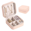 Joyero Portátil Caja Organizadora De Joyas Anillos Collar