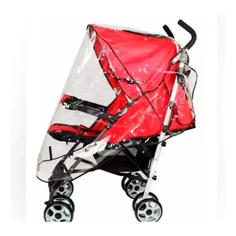 Cobertor Cubrecoche Bebe Transparente Impermeable Lluvia