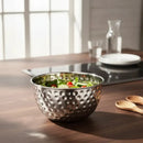 Bowl Acero Inoxidable Martillado Theck 26x15 Cocina Premium Plateado