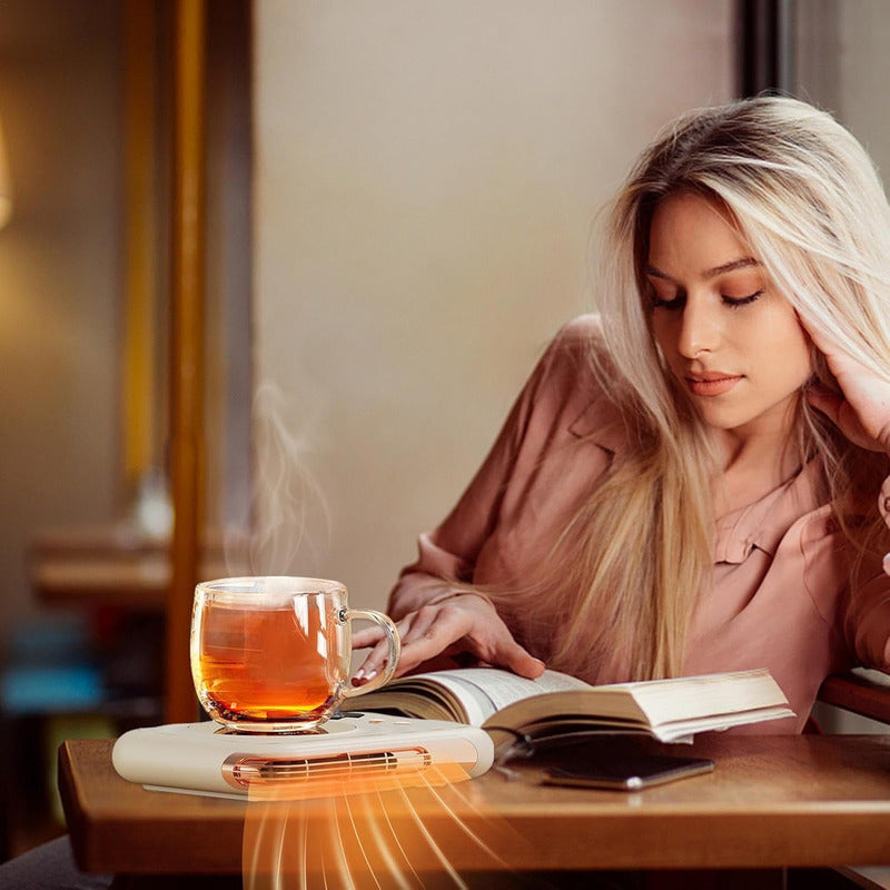 Calentador De Café De Escritorio Eléctrico Para Té Y Tazas