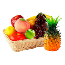 Pack De 8 Frutas Artificiales Platano Piña Manzana Uva Duraz Frutas Artificiales
