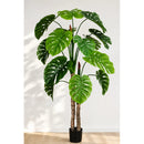 Arbol Monstera Grande Realista Frondosa Artificial 1 8. 0 M Verde