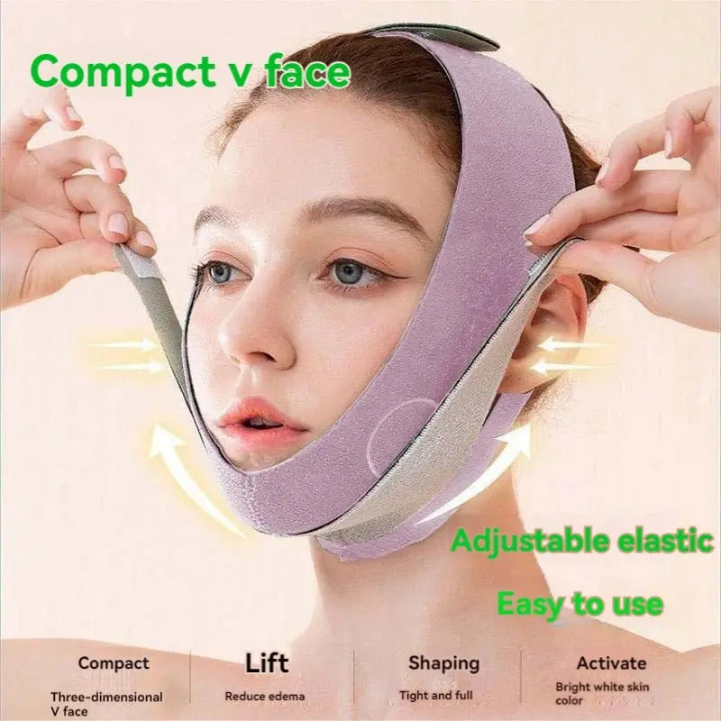 Faja Mentonera Papada Modelador Facial Mejillas