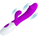 Vibrador Mujer Masajeador Juguetes Sexual Doble Penetracion Morado