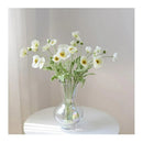Amapolas Flores Artificiales Textura Realista Anemonas