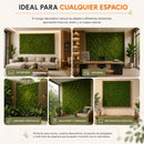 Musgo Decorativo Artificial 50x50 Cm Panel Vegetal Para Jardines Verticales Muros Verdes Decoración Interior Cuadros Vegetales Paisajismo Hogar Oficina Fácil Instalación Bajo Mantenimiento
