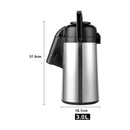 Termo Jarra Acero Inoxidable 3 Litros Con Bomba Manual