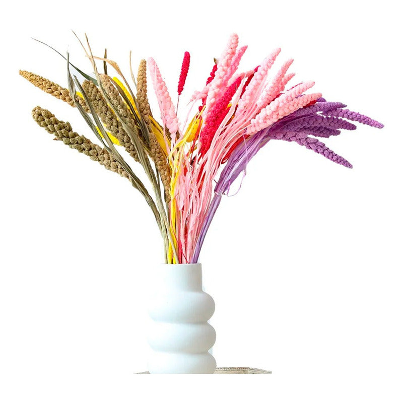 Ramas Secas Oreja De Trigo Preservada Decoración Hogar