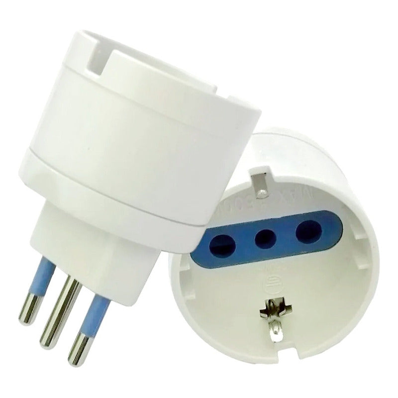 Adaptador Eléctrico Schuko 10a 250v 1500w Sec