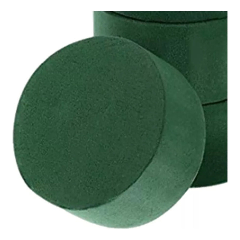Bloque De Espuma Floral Oasis Original Circular Flores