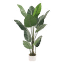 Palma De Viajero Artificial Ecodeco Verde Oscuro 120cm Decoración Interior