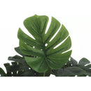 Flor Artificial Planta Con Maceta Monstera Decoracion Hogar Verde