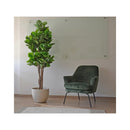 Ficus Planta Artificial Flor Arbusto De Interior Arbol 150m Verde Oscuro