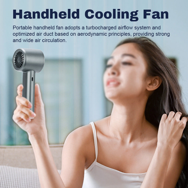 Ventilador De Mano Usb Pequeño Turbo Alta Velocidad Estudian