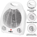 Caloventor Potop 2000w Frío/calor Con Termostato Y Asa Transporte Blanco