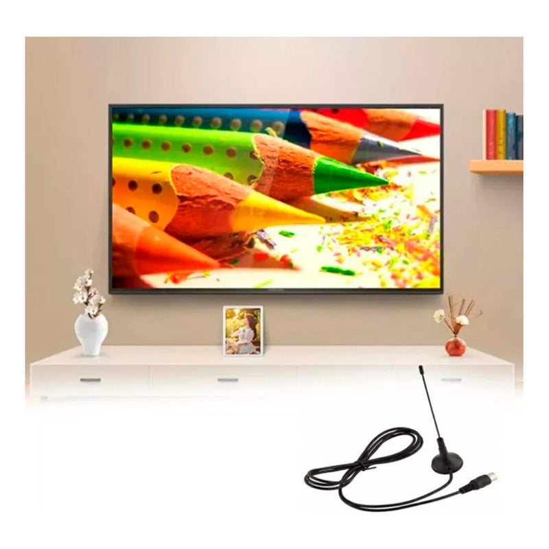 Antena Hd Tv Digital Tvd Coaxial Delgada