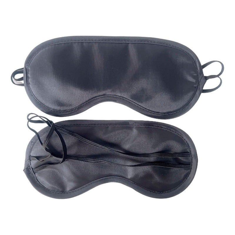 Antifaz Protección De Ojos Mascara Para Dormir Color Negro