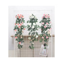 Pack 2 Barras Colgantes Rosa Artificial Enredadera Eco & Deco 80cm