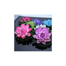 Pack 9 Flor De Loto Artificiales Loto Lirio Cojín Flotante
