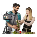 Microfonos Inalambrico Dual Para iPhone Android Camara Negro