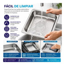 Pack 4 Bandejas Gastronómicas 32.5x26.5x14cm Theck Plateado